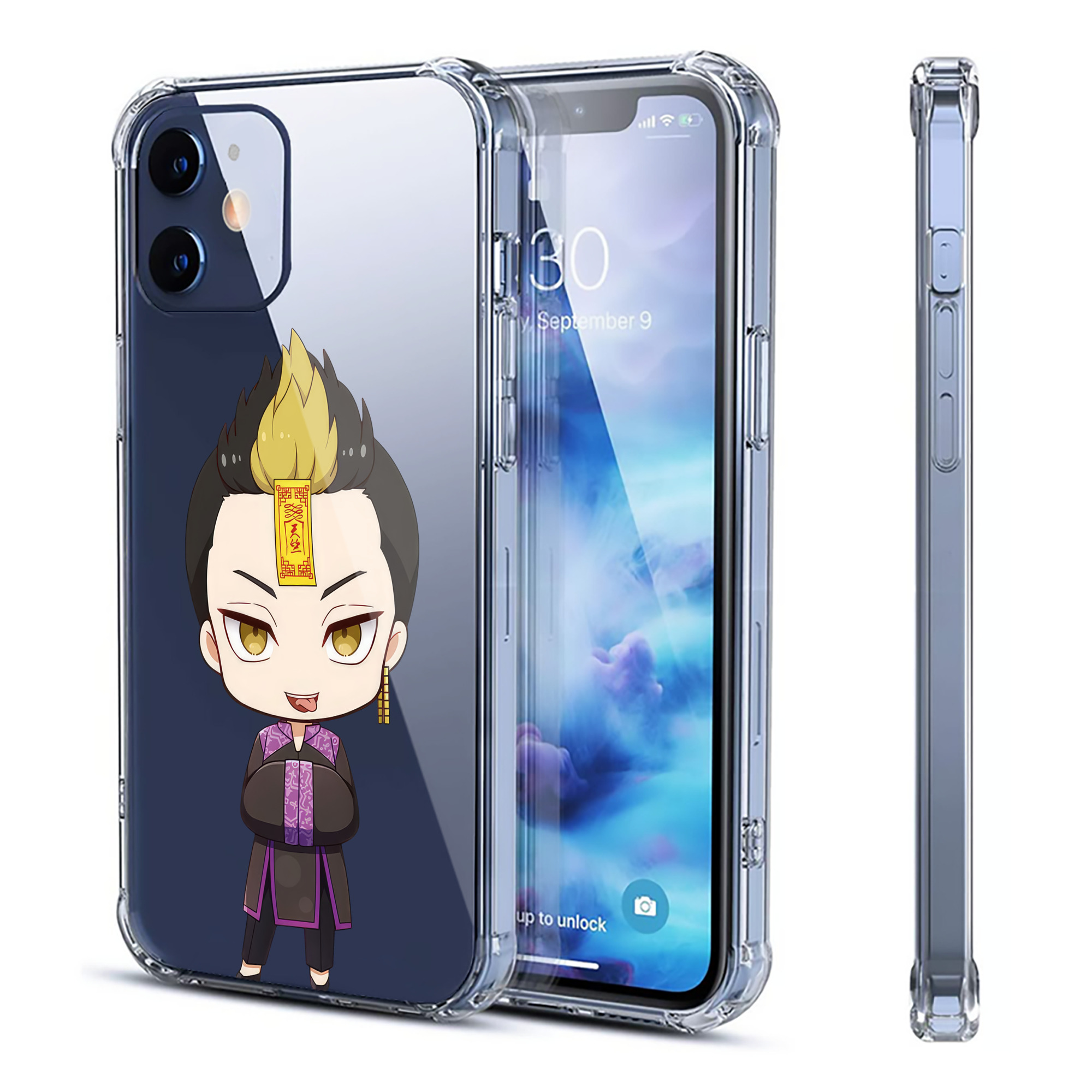 （画像用） 東京リベンジャーズ Tokyo Revengers 【iPhone 12シリーズ対応】透明スマホケース（クリアソフトケース）